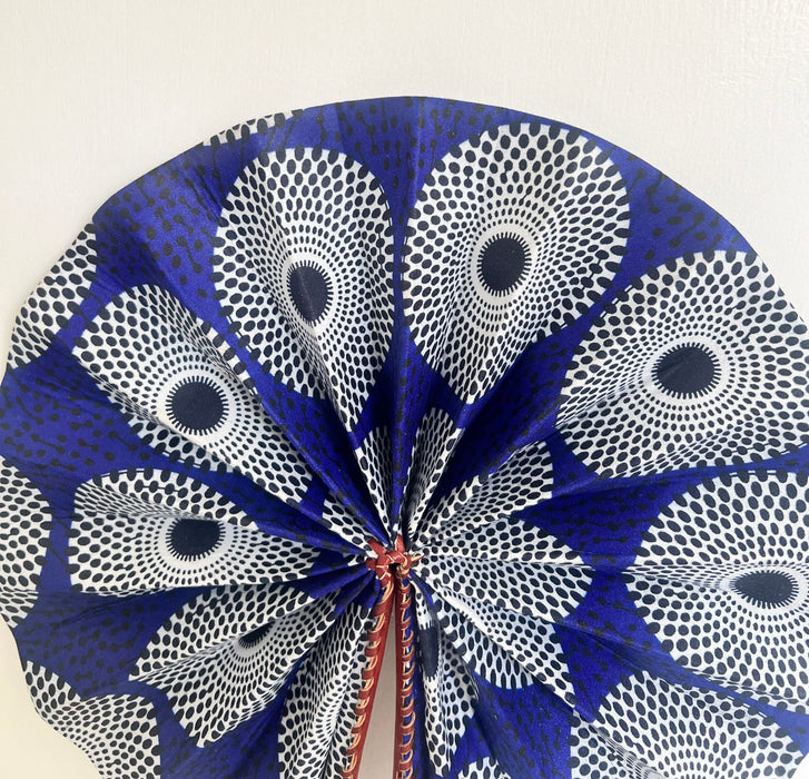 Blue Butterfly Handheld Folding Fan