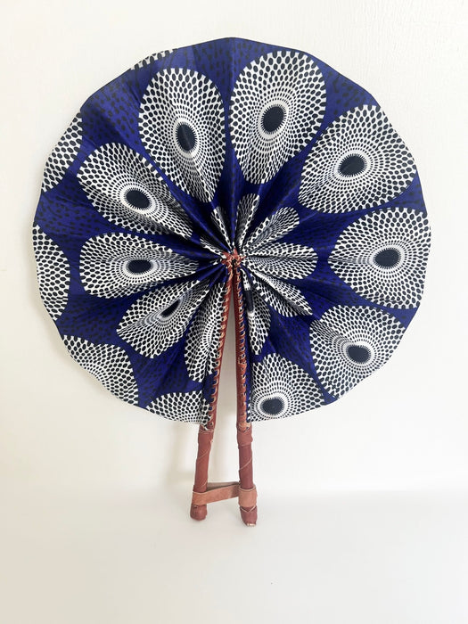 Blue Butterfly Handheld Folding Fan